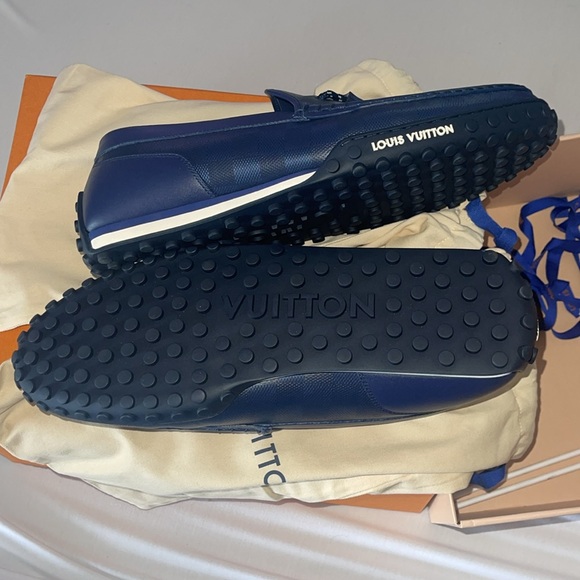 Louis Vuitton - Racer Moccasin: Color; Marine - size 11 - Picture 7 of 16